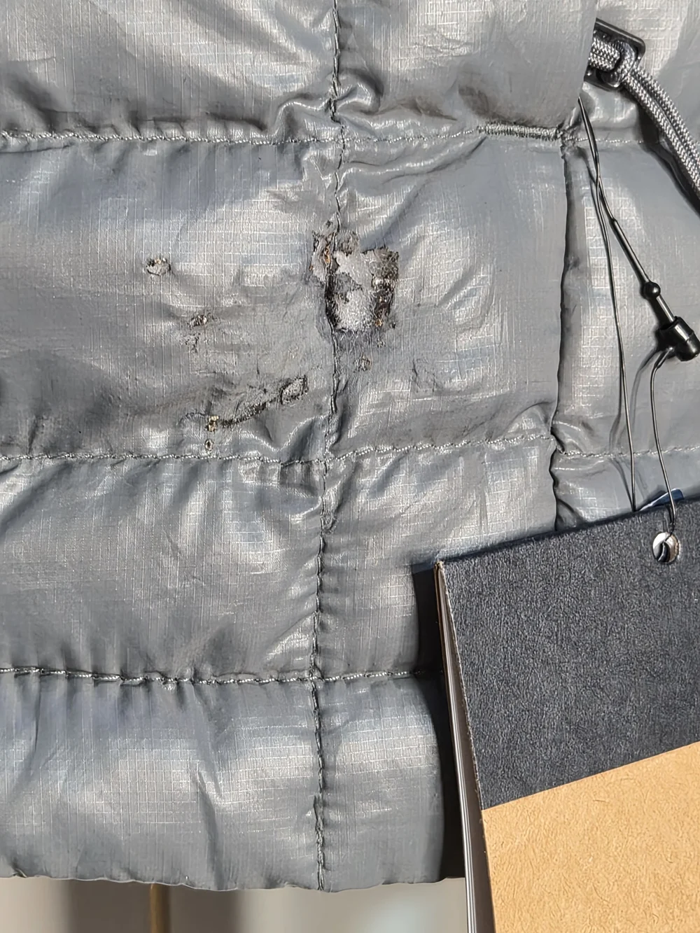 The North Face Men’s Gray Quilted Puffer Jacket